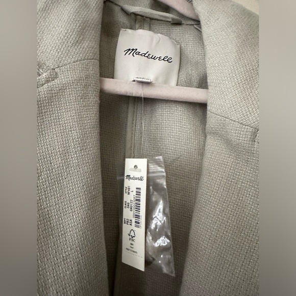 Madewell NWT Linen Blazer - Picture 2 of 5